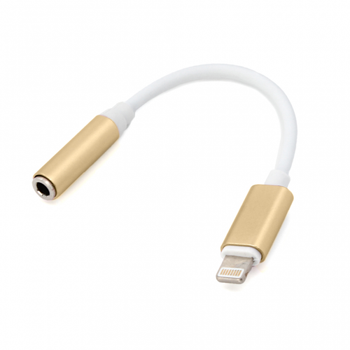 Adapter za slusalice iP-11 iPhone lightning na 3.5mm zlatni slika 1