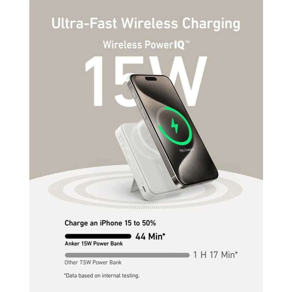 Anker MagGo 633 10k power bank bijela slika 5