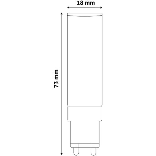 Avide LED SMD G9 sijalica 1080lm 6K 7W slika 2