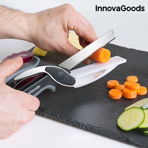 Škare-Nož s Ugrađenom Mini Daskom za Rezanje InnovaGoods slika 1