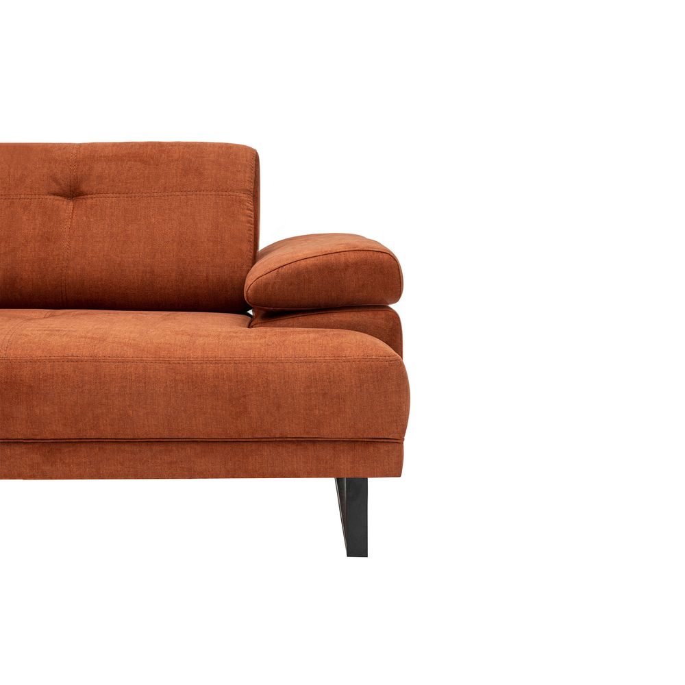 Mustang Veliki Lijevi Kutni Sofa - Narandžasti slika 12