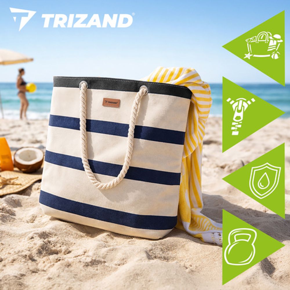 Trizand torba za plažu/piknik slika 4