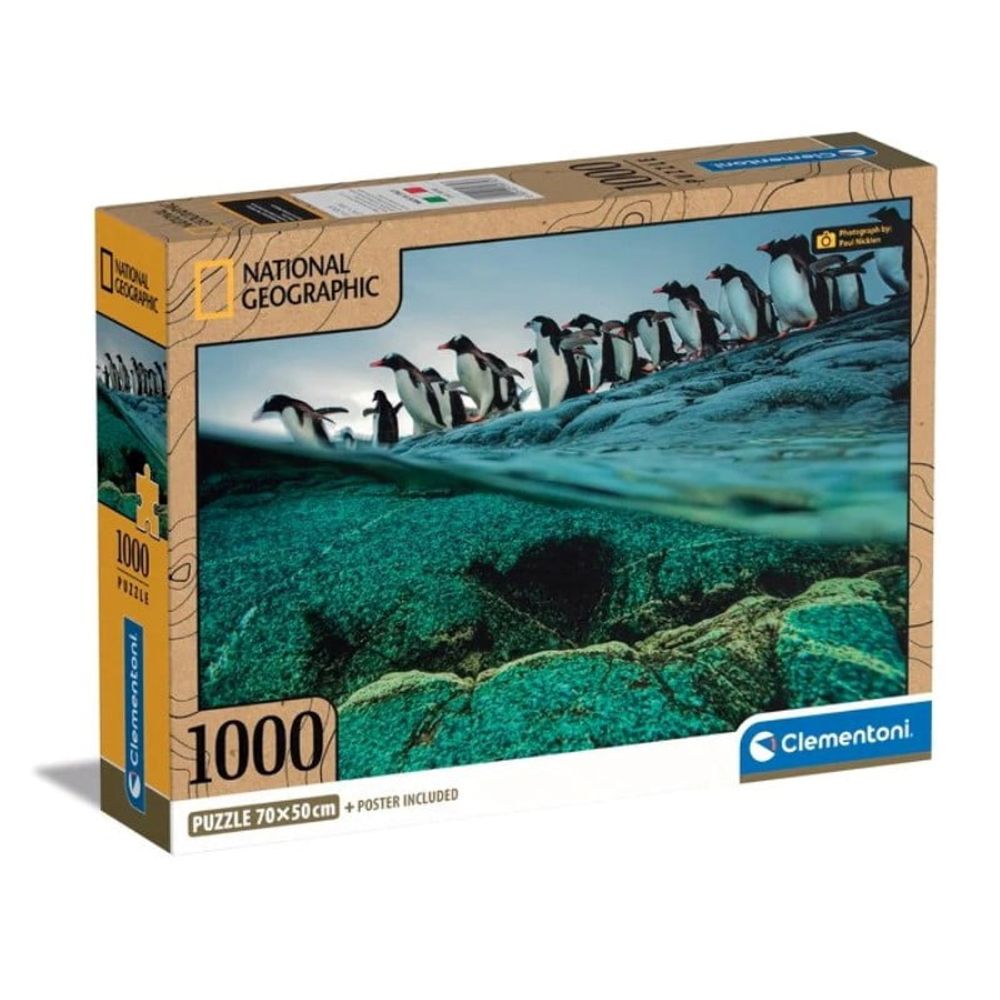 Clementoni Puzzle CL39730 Gentoo Pingvini 1000kom slika 1