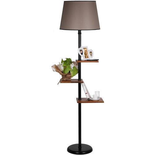 Moda Lambader Siyah Pramit 82 Abjurlu Black Floor Lamp slika 2