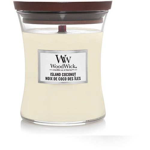 WOODWICK CLASSIC MEDIUM, svijeća mirisna Island Coconut  slika 1