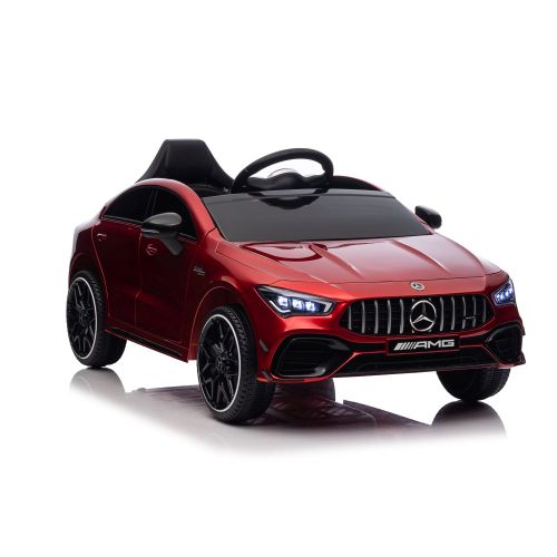 Licencirani auto na akumulator Mercedes CLA 45s AMG 4x4 - crveni/lakirani slika 1