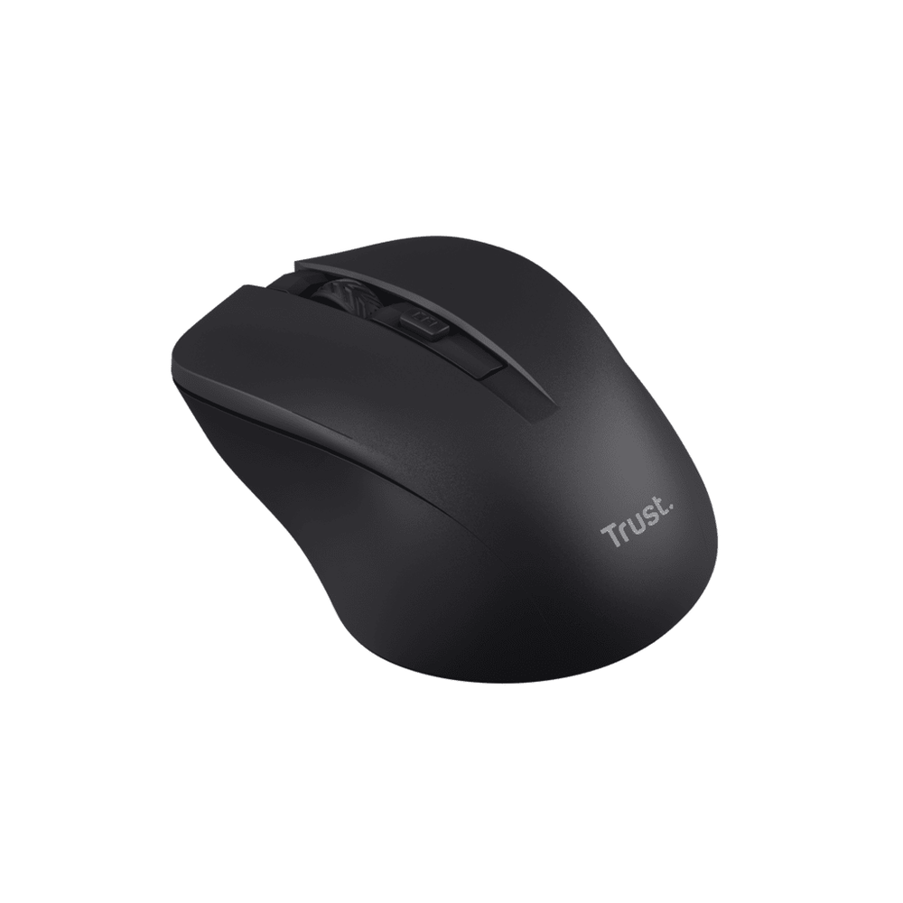 Trust Mydo silent wls miš wireless crni, DPI 1000-1800 obje ruke, 4 tipki, tihi slika 3