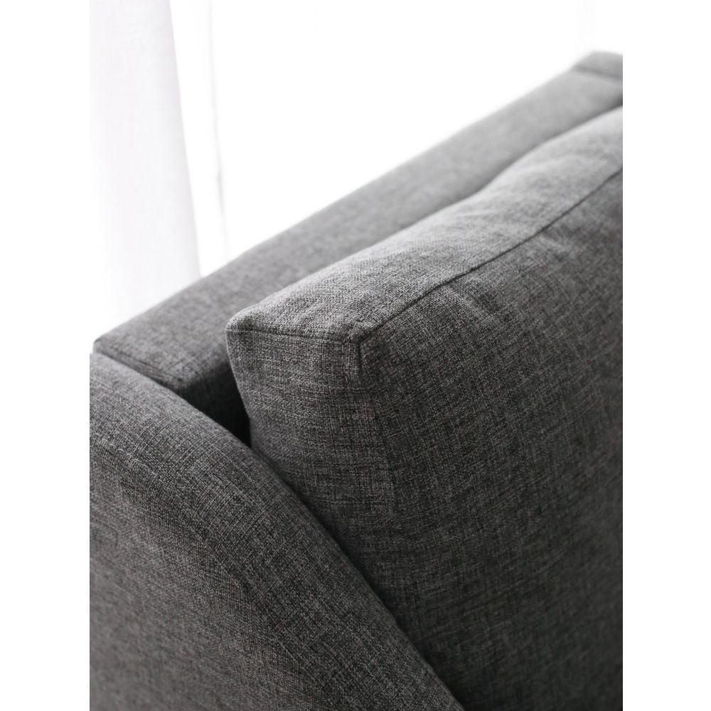 Nordi 3-Sjedišni Sofa od Metala - Siva slika 5