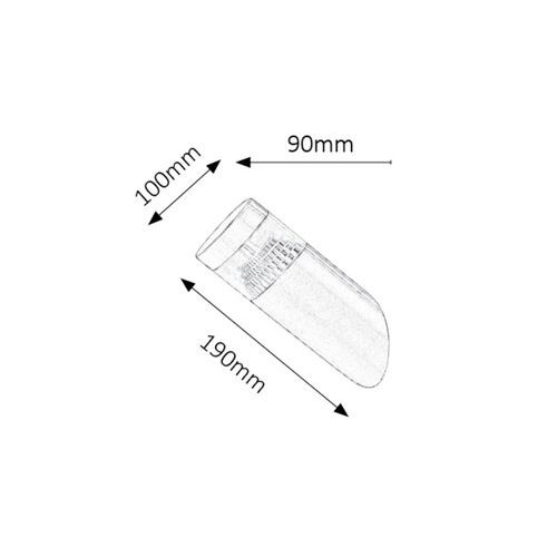 Rabalux Detroit spoljna zidna lampa LED6W čelik IP44 Spoljna rasveta slika 4