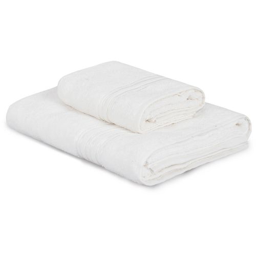 Dora - Cream Cream Towel Set (2 Pieces) slika 1