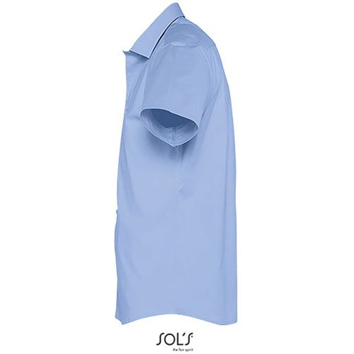 BROADWAY muška košulja sa kratkim rukavima - Sky blue, XL  slika 7