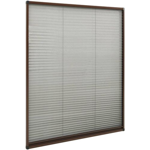 Zaslon protiv insekata za prozore aluminijski smeđi 120x160 cm slika 12