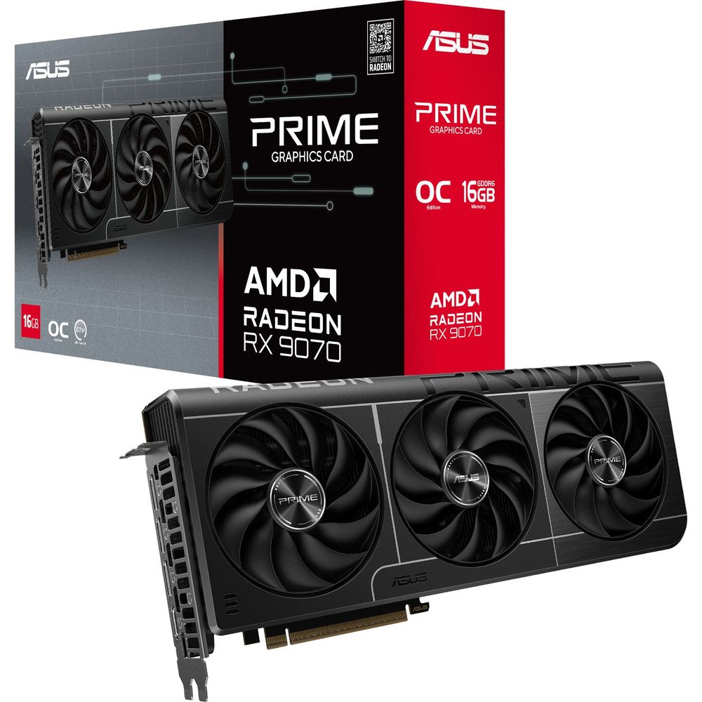 ASUS Radeon RX 9070 Prime 16GB OC GPU slika 1
