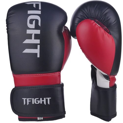 TFIGHT Protekt Boxing Gloves Black/Red 8 OZ, rukavice za boks slika 2