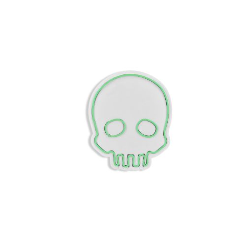 Wallity Ukrasna plastična LED rasvjeta, Skull - Green slika 16