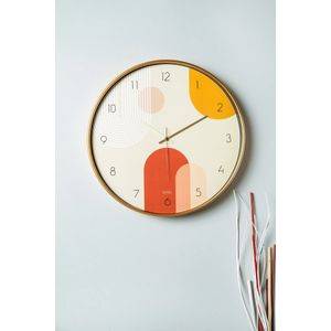 Decorative wall clock Pinobhm, colour: multicolor