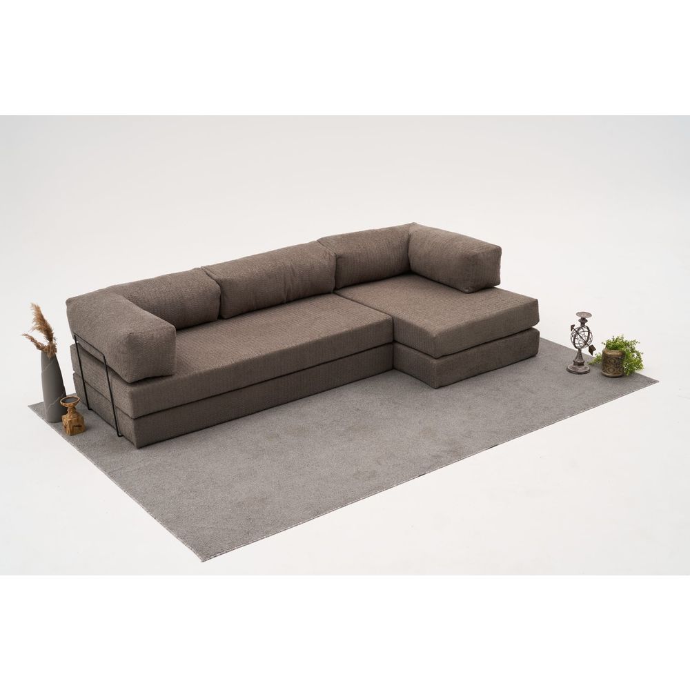 Udobna - Siva Ugaona Sofa slika 1