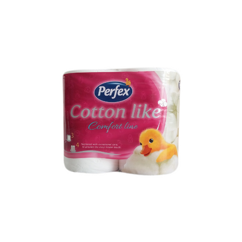 PERFEX COTTON  toalet papir Comfort Line troslojni 4kom slika 1