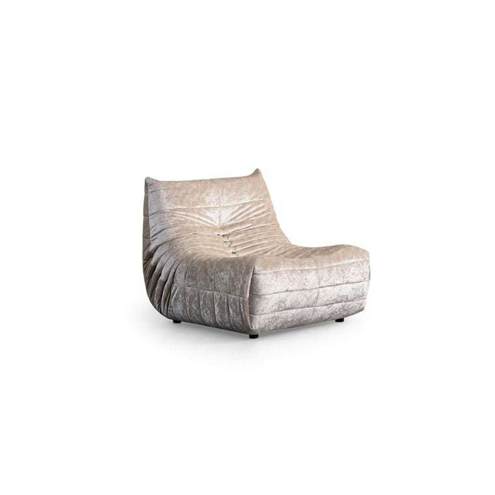 Wing Chair Bocek - Krem Boja slika 4