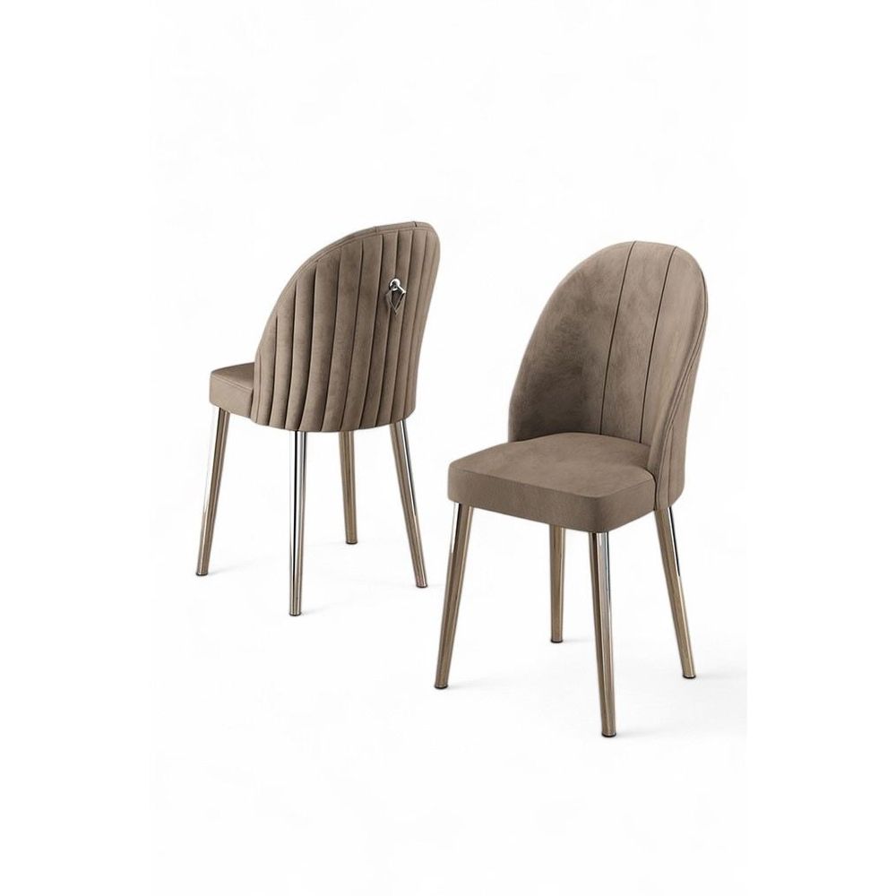 Mara - Set stolica Cappuccino, Chrome (2 komada) slika 2