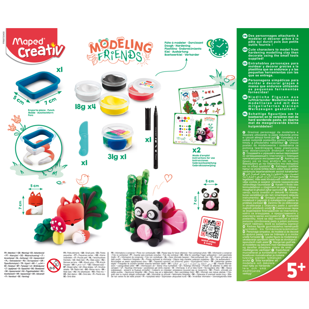 Maped Creativ Kreativni set sa masom za modeliranje Cute slika 4