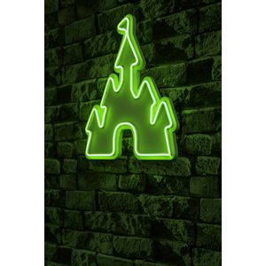 Wallity Ukrasna plastična LED rasvjeta, Castle - Green