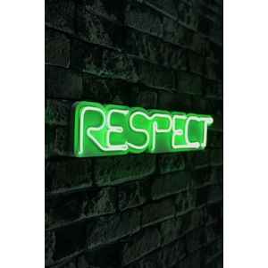 Wallity Ukrasna plastična LED rasvjeta, Respect - Green