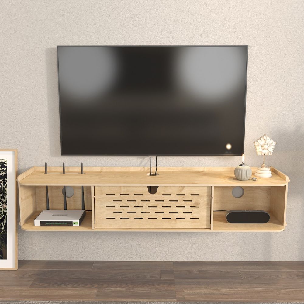 TV stalak Sima, boje hrasta slika 1