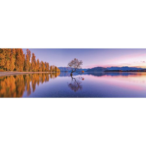 Lake Wakana Tree Panorama puzzle 1000 kom slika 1