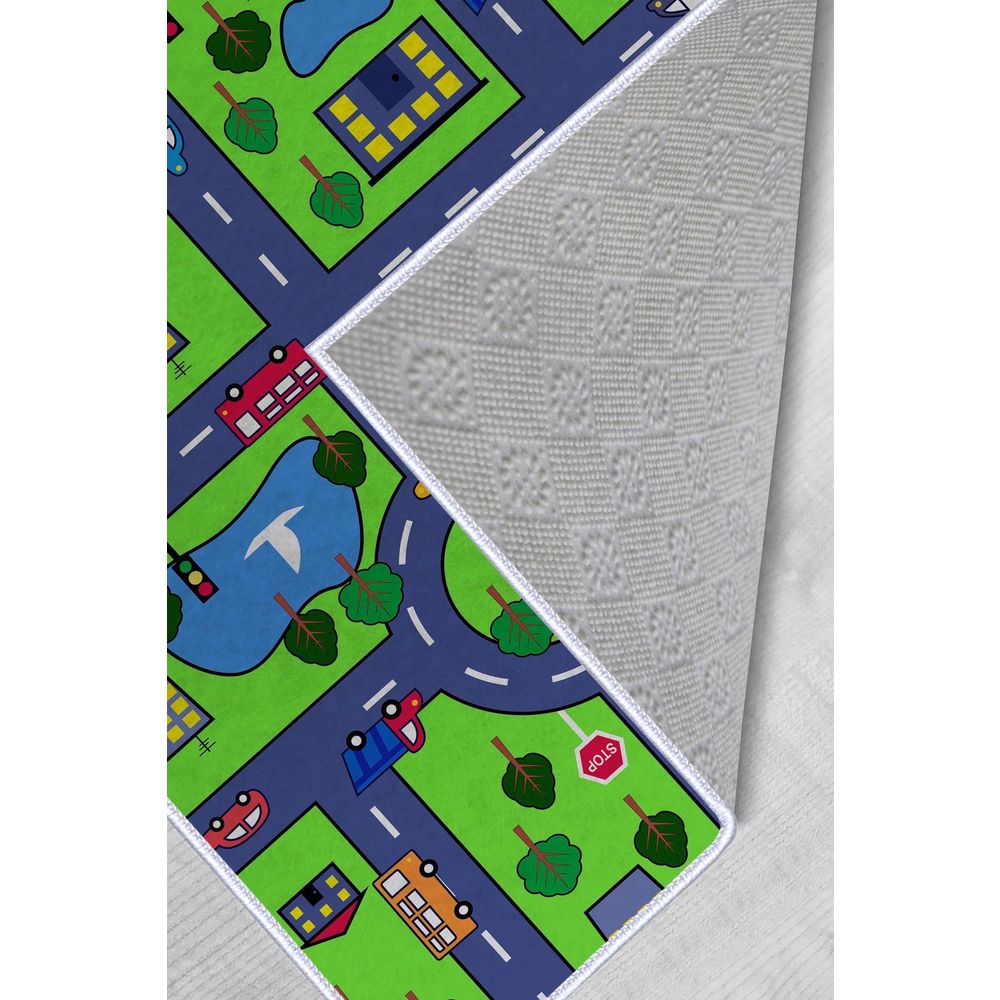 Dječji tanki tepih "Gradske ulice" (60 x 100 cm) (Hmnt458) - digitalni print slika 5