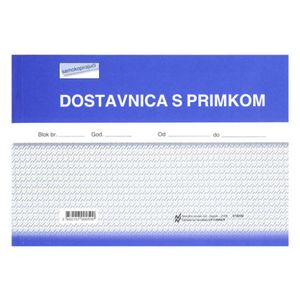 I-29/NCR DOSTAVNICA S PRIMKOM; Blok 3 x 50 listova, 21 x 14,8 cm