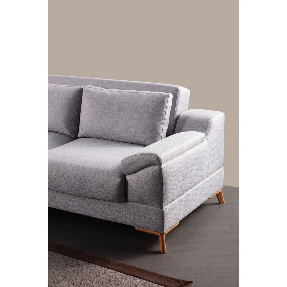 Ugaona garnitura Aqua (L2 + Chl Desno) – siva slika 4