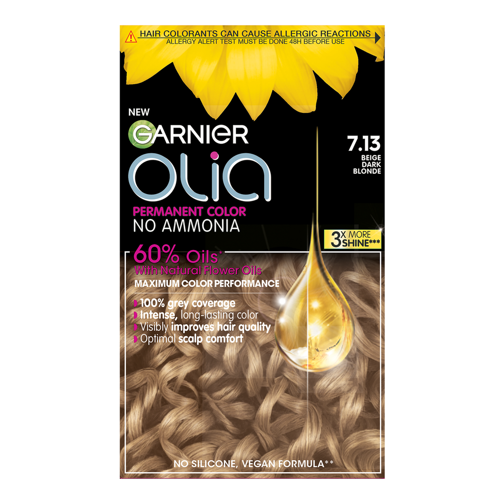 Garnier Olia 7.13 Bež tamno plava boja za kosu slika 1