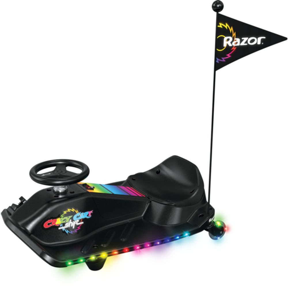 Razor Električno karting vozilo Kids Crazy Shift Lightshow Black slika 1
