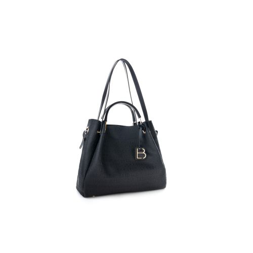 Lucky Bees Ženska torbica ABIGAIL crna veća, 275 - Leather Black slika 18