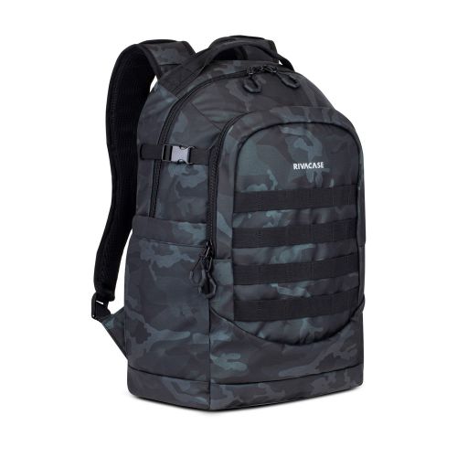 Ruksak RivaCase Sherwood 7631 Navy camo 28L Rucksack slika 1