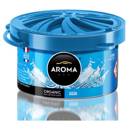 Miris za auto limenka Aroma Organic 40g - Aqua slika 1