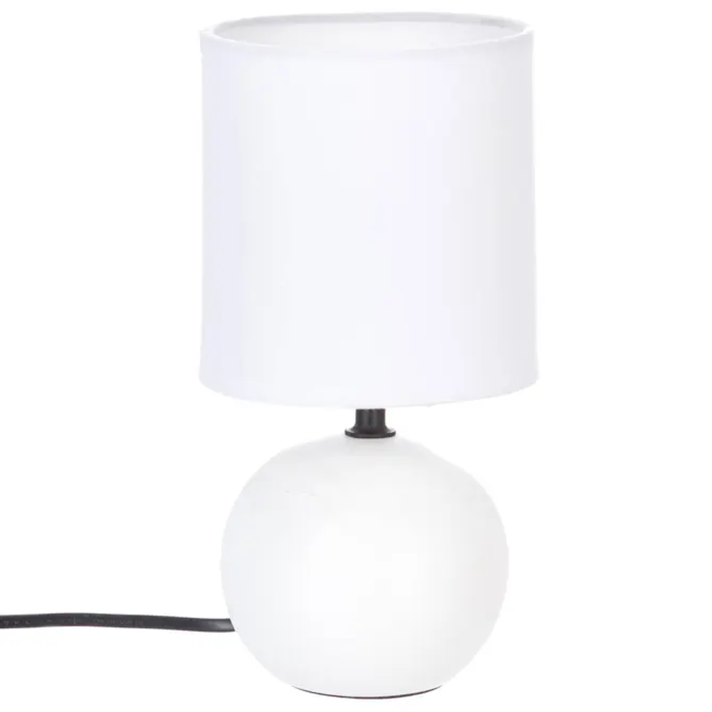 Atmosphera svjetiljka stolna timeo 13x25cm pvc/keramika bijela slika 1