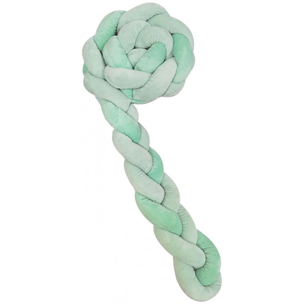 Kikka Boo Ogradica pletenica za krevetac 180x12cm, Mint slika 1