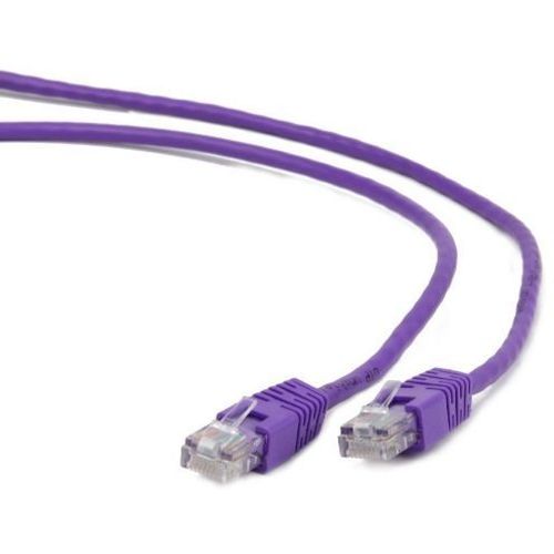 PP12-1M/V Gembird Mrezni kabl, CAT5e UTP Patch cord 1m purple slika 2