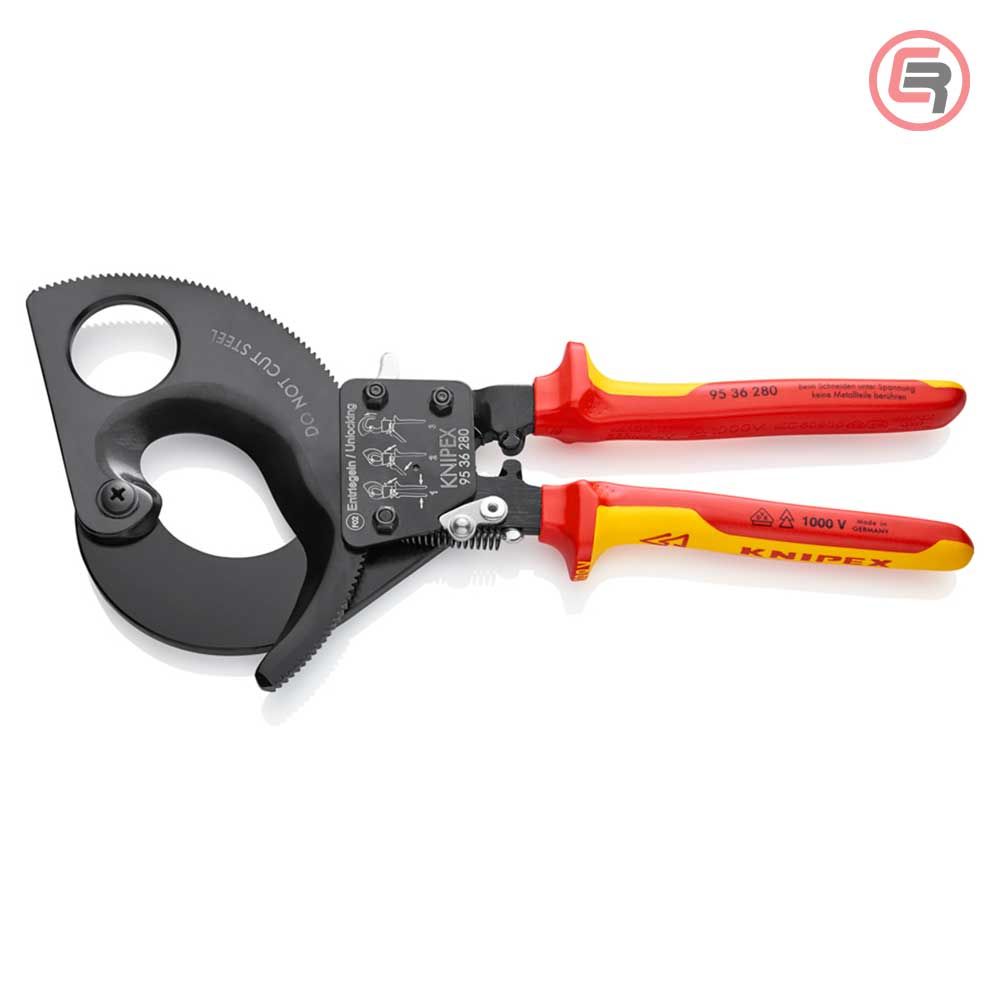 Knipex Škare Makaze 280mm Za Kablove fi 52mm / 380mm2 / 1000V - 95 36 280 slika 1