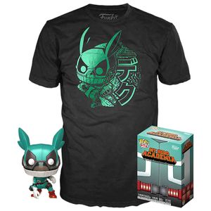 Set POP figure & Tee My Hero Academia Deku with Helmet size S