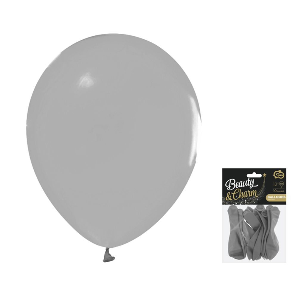 CB-1PSZ Balon Sivi 30cm, 10kom slika 1