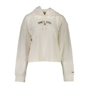 TOMMY HILFIGER WOMEN'S WHITE SWEATSHIRT WITHOUT ZIP