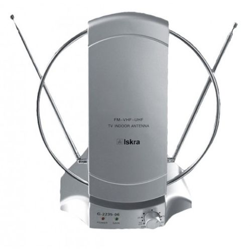 Antena Iskra G2235-06 sobna sa pojacalom, UHF/VHF, dobit 36dB, 220v + 12v FO slika 2