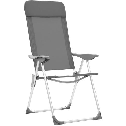 Sklopive stolice za kampiranje 4 kom zelene aluminijske slika 30