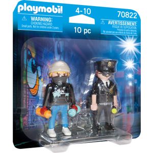 PLAYMOBIL POLICAJCI I ULIČNI UMJETNIK 70822