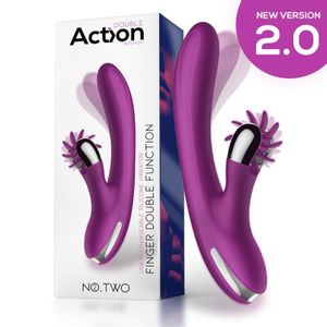 Action No.Two Finger Double Function Vibrator