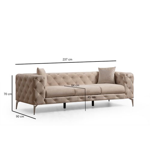 Atelier Del Sofa Trosjed COMO , Como - Ecru slika 8