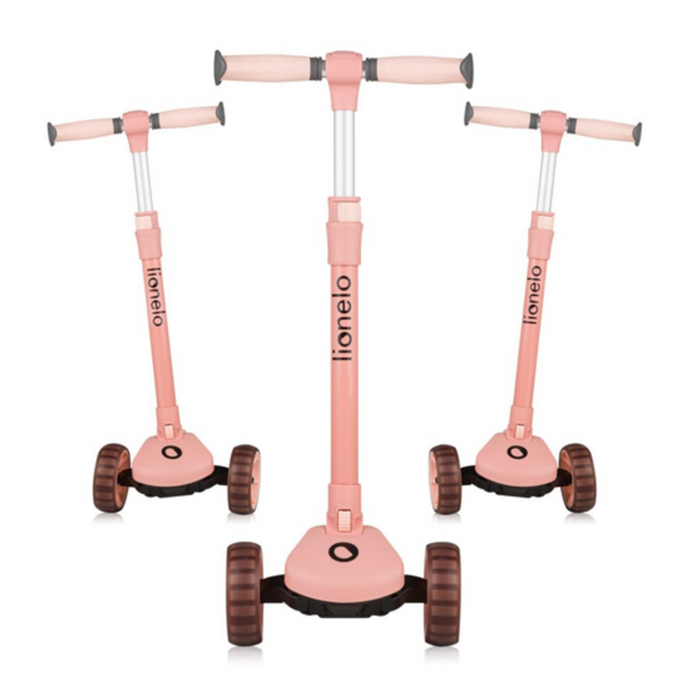 Lionelo Romobil sa LED svjetlima 2U1 Franky, Pink Rose slika 7